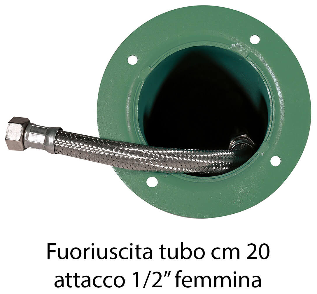 Fontana da Giardino con Rubinetto Belfer 42/ARI Acciaio Inox