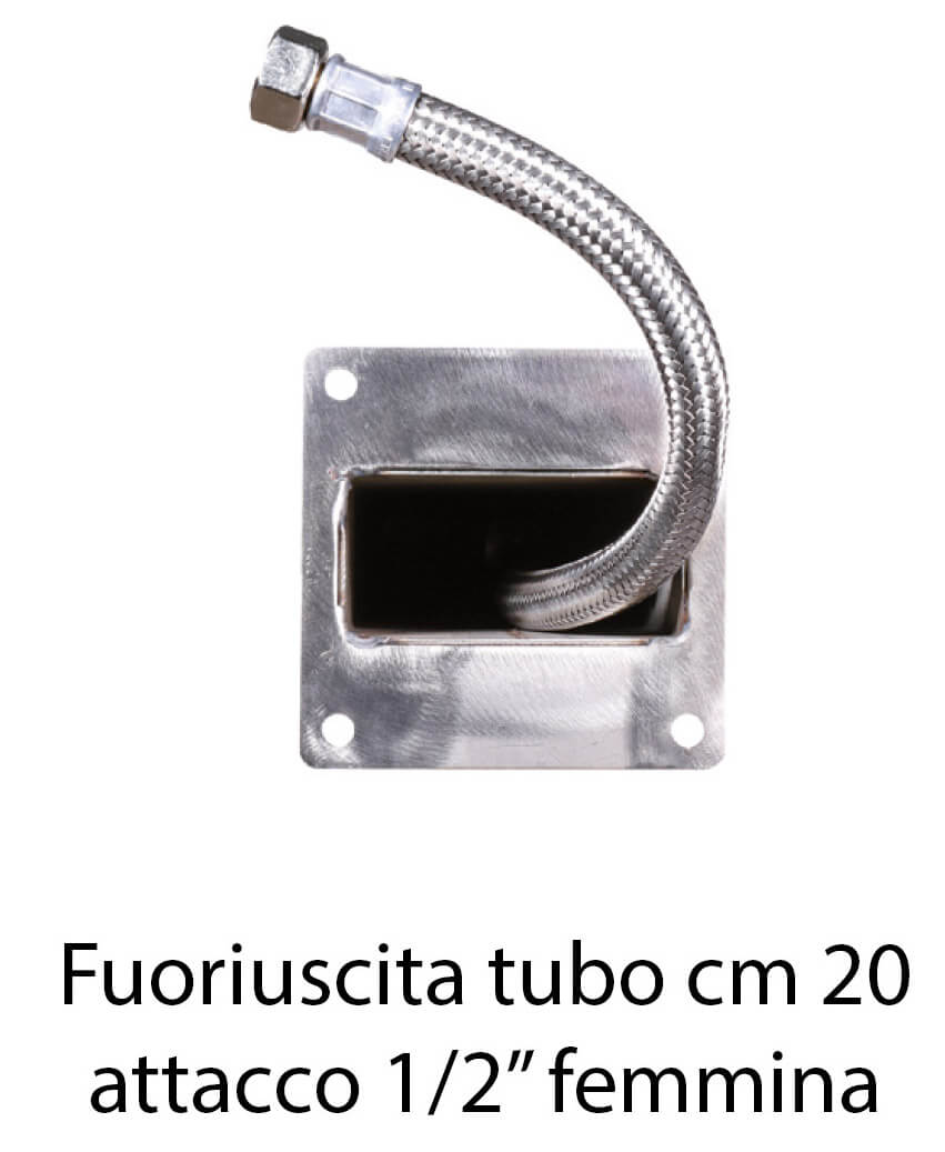 Fontana da Giardino con Rubinetto Belfer 42/ARIQ Acciaio Inox