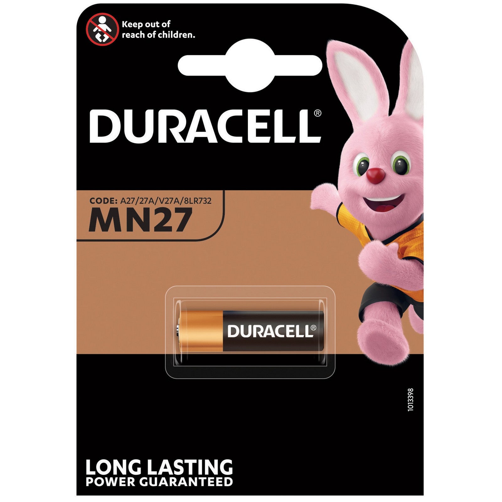 10blister duracell pila alcalina 12v mn27 pz.1 194