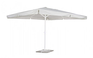 Ombrellone da Giardino 4x4x3,58h m Alghero Bianco Grigio Chiaro