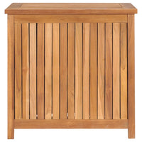 vidaXL Baule da Giardino 60x50x58 cm in Legno Massello di Teak