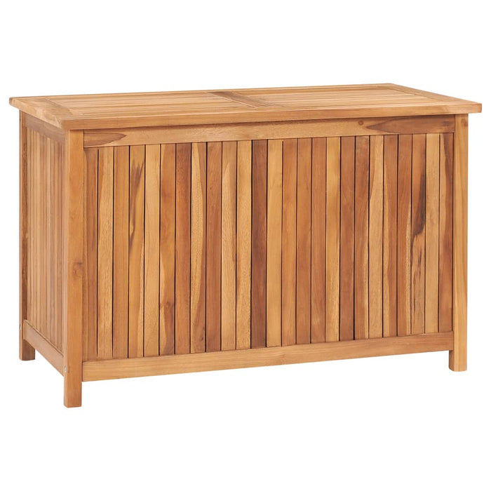 vidaXL Baule da Giardino 90x50x58 cm in Legno Massello di Teak