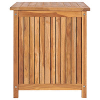 vidaXL Baule da Giardino 60x50x58 cm in Legno Massello di Teak