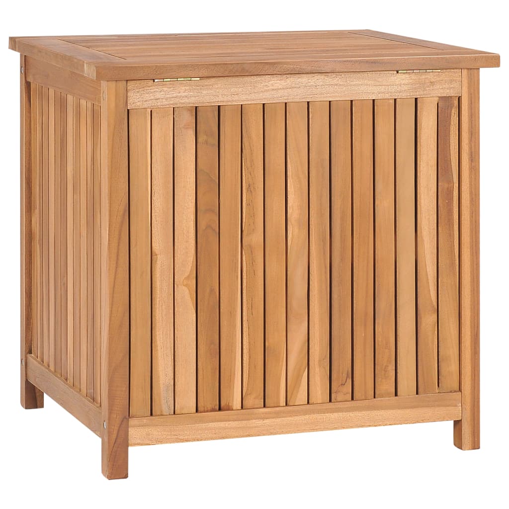 vidaXL Baule da Giardino 60x50x58 cm in Legno Massello di Teak