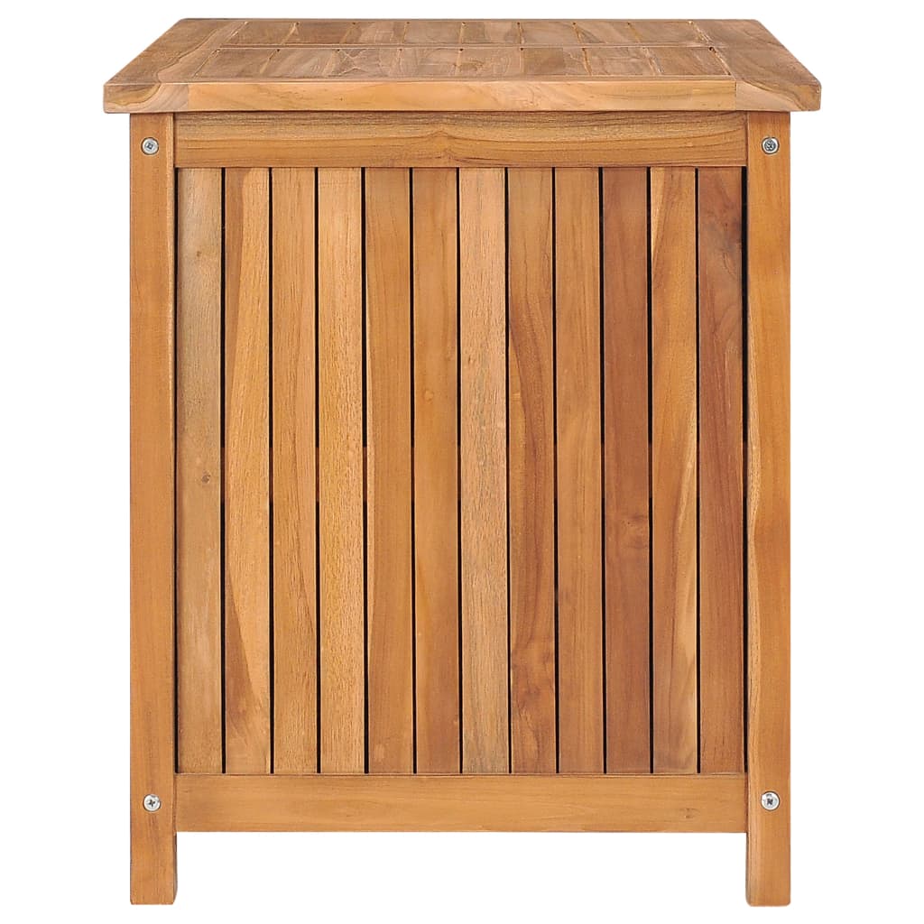 vidaXL Baule da Giardino 90x50x58 cm in Legno Massello di Teak