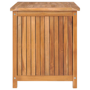 vidaXL Baule da Giardino 90x50x58 cm in Legno Massello di Teak