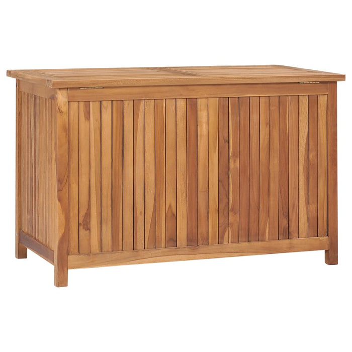 vidaXL Baule da Giardino 90x50x58 cm in Legno Massello di Teak