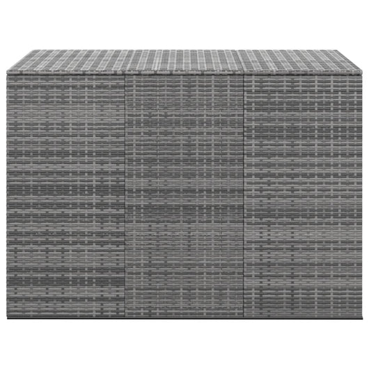 vidaXL Contenitore da Giardino in Rattan PE 145x100x103 cm Grigio