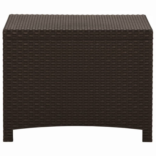 vidaXL Baule da Giardino 60x54x41 cm in Rattan PP Marrone