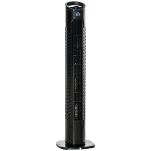 Ventilatore a Colonna Ø20x78,5 cm 3 Velocità Nero