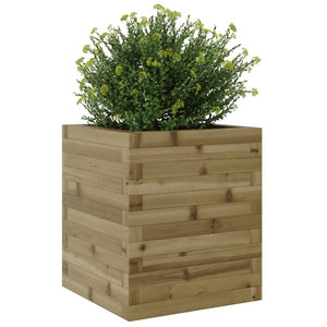 vidaXL Fioriera da Giardino 40x40x46 cm in Legno di Pino Impregnato