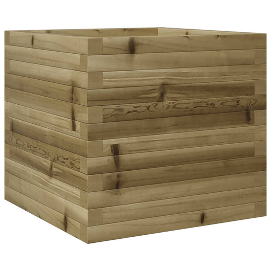 vidaXL Fioriera da Giardino 50x50x46 cm in Legno di Pino Impregnato