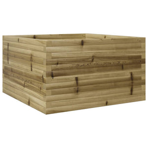 vidaXL Fioriera da Giardino 80x80x46 cm in Legno di Pino Impregnato