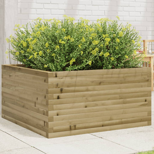 vidaXL Fioriera da Giardino 90x90x46 cm in Legno di Pino Impregnato