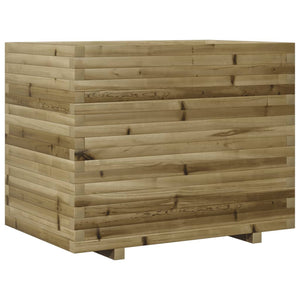 vidaXL Fioriera da Giardino 90x60x72 cm in Legno di Pino Impregnato