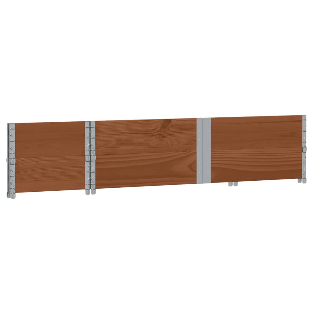 vidaXL Poggiapiedi da Giardino Marrone 150x50cm Legno Massello di Pino