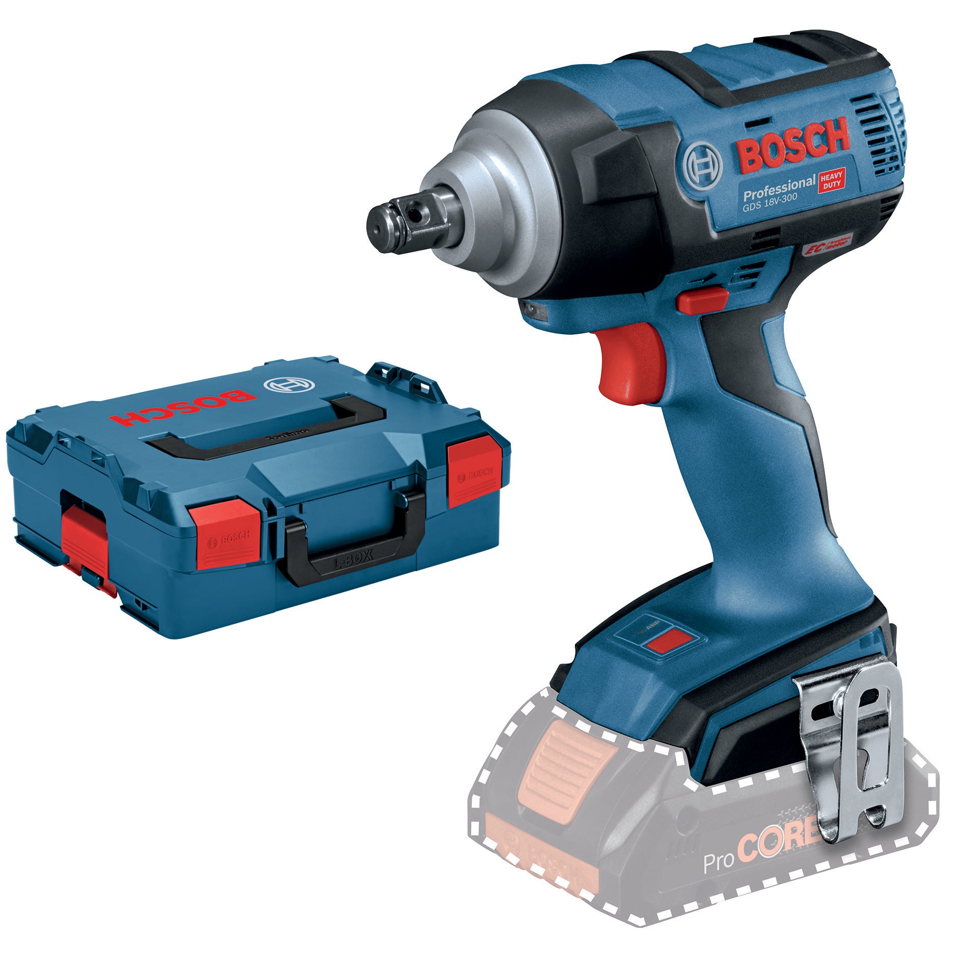 BOSCH-B 18V AVVITATORE S/BATT. GDS 18V-300 