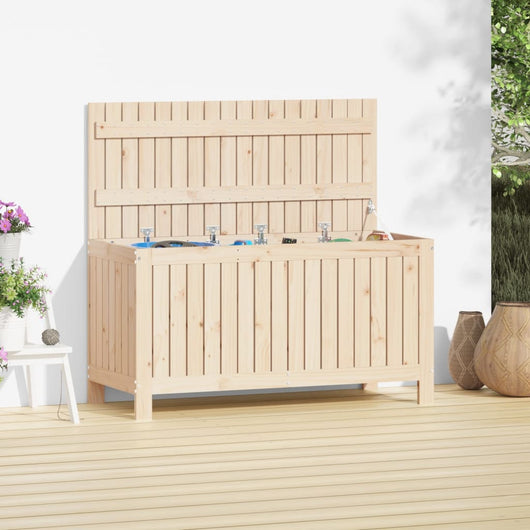 vidaXL Contenitore da Giardino 115x49x60 cm in Legno Massello di Pino