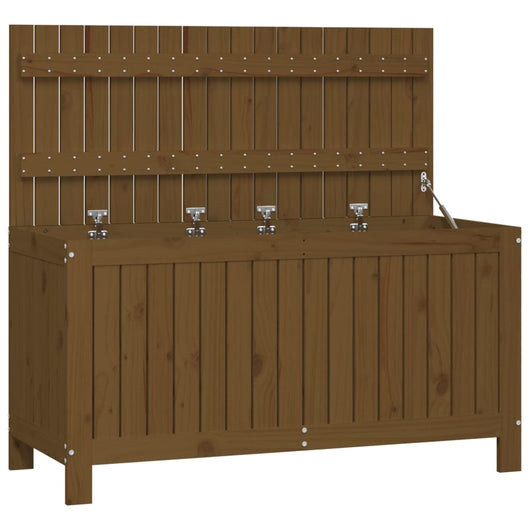 vidaXL Contenitore da Giardino Ambra 115x49x60 cm Legno Massello Pino