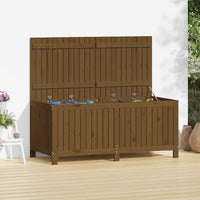 vidaXL Contenitore da Giardino Ambra 147x68x64 cm Legno Massello Pino