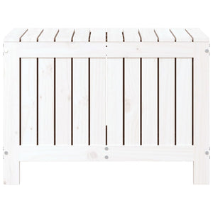 vidaXL Contenitore Giardino Bianco 76x42,5x54cm Legno Massello di Pino