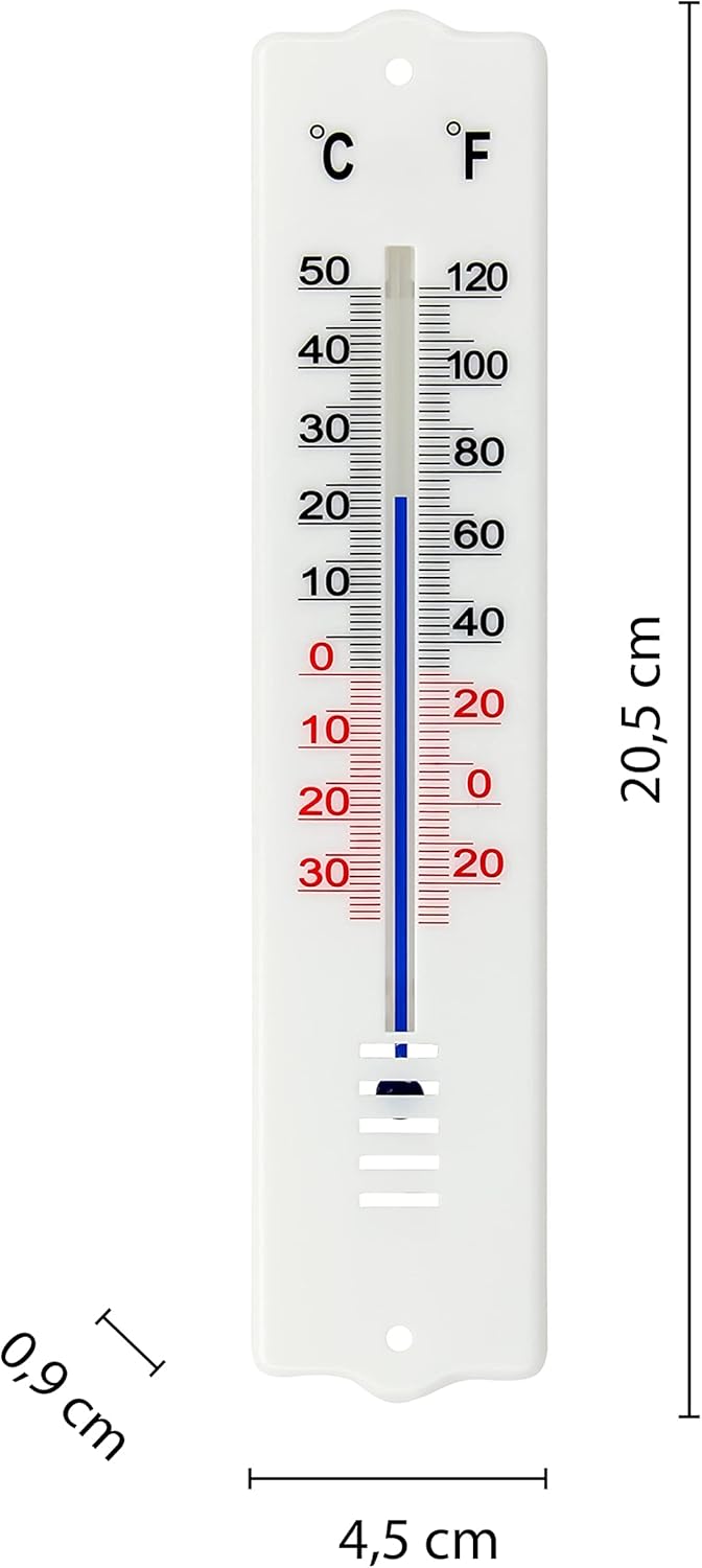 TERMOMETRO PER INTERNO/ESTERNO IN PLASTICA