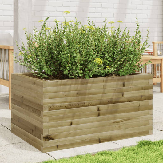 vidaXL Fioriera da Giardino 90x60x45,5 cm in Legno di Pino Impregnato