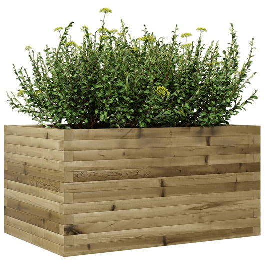 vidaXL Fioriera da Giardino 90x60x45,5 cm in Legno di Pino Impregnato