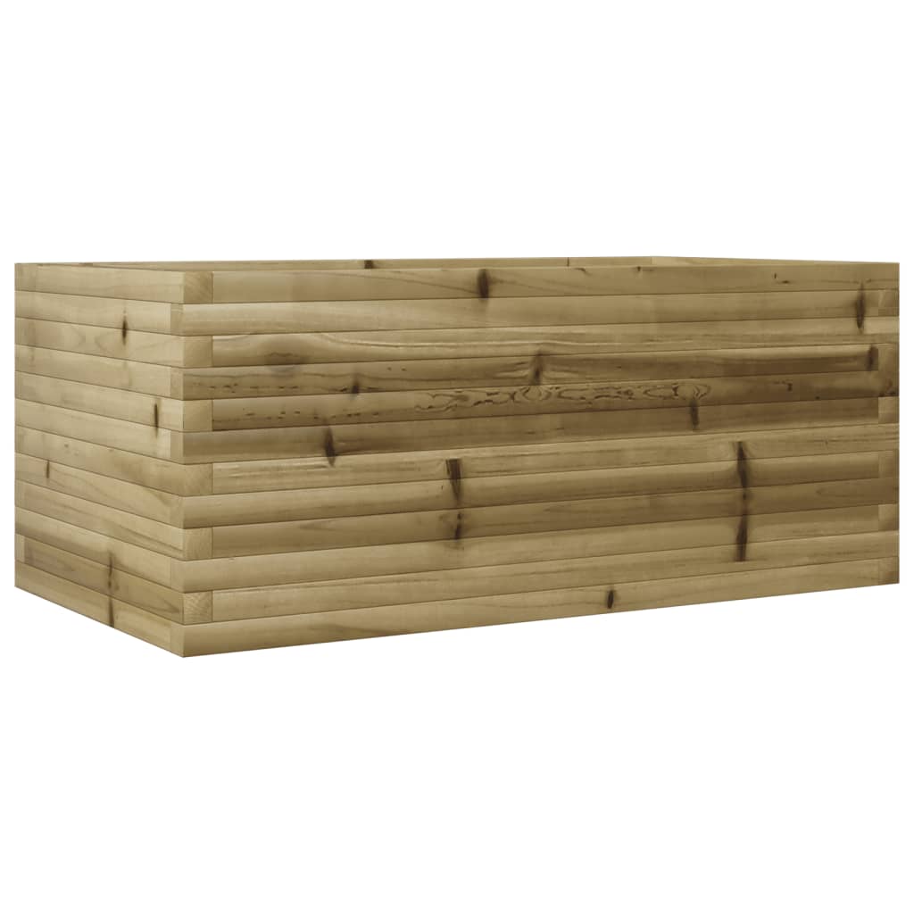 vidaXL Fioriera da Giardino 110x60x45,5 cm in Legno di Pino Impregnato