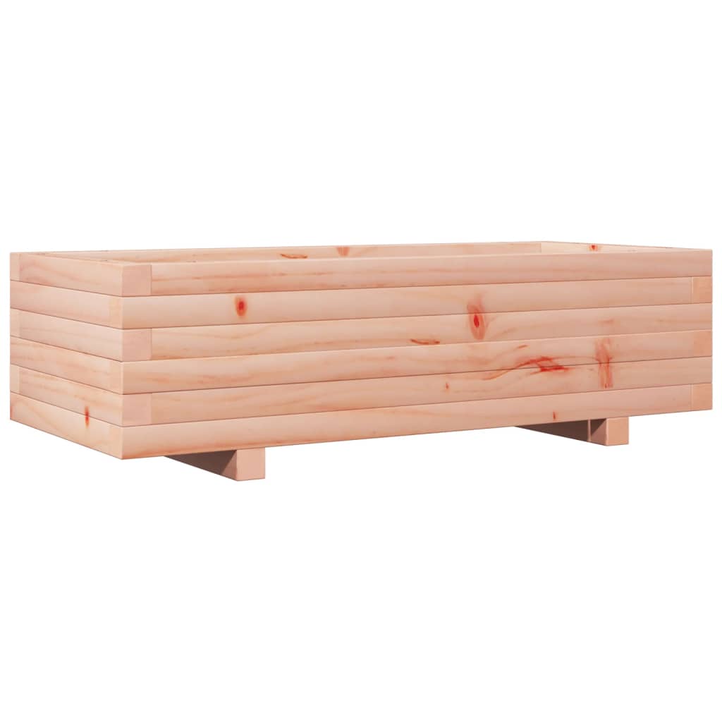 vidaXL Fioriera da Giardino 90x40x26,5 cm in Legno Massello di Douglas