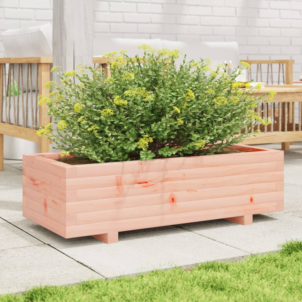 vidaXL Fioriera da Giardino 90x40x26,5 cm in Legno Massello di Douglas