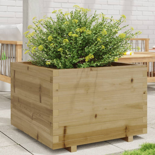 vidaXL Fioriera da Giardino 70x70x49,5 cm in Legno di Pino Impregnato