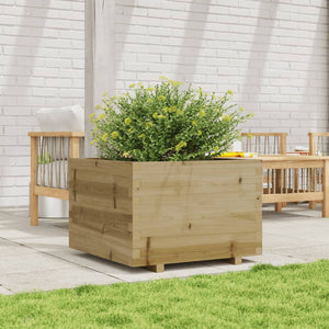 vidaXL Fioriera da Giardino 70x70x49,5 cm in Legno di Pino Impregnato