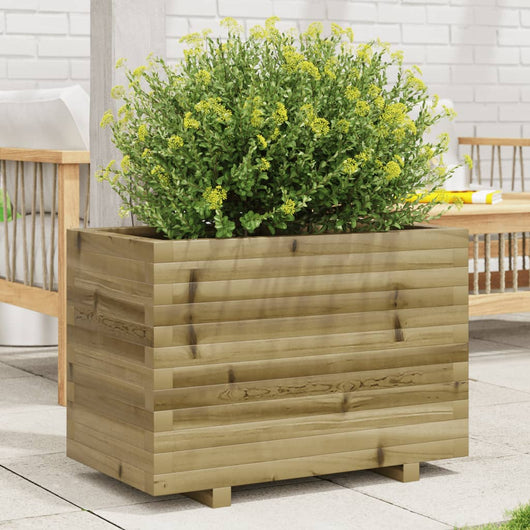 vidaXL Fioriera da Giardino 70x40x49,5 cm in Legno di Pino Impregnato