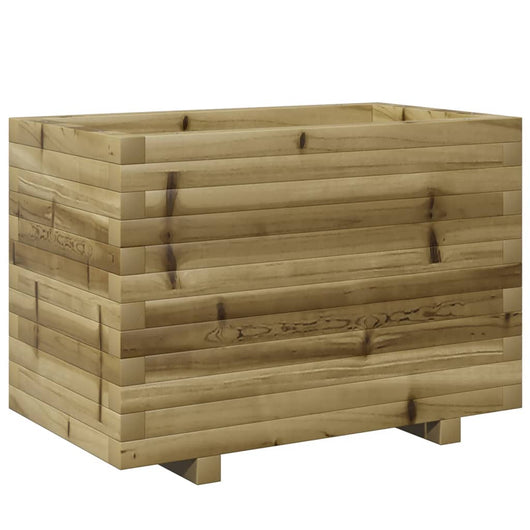 vidaXL Fioriera da Giardino 70x40x49,5 cm in Legno di Pino Impregnato