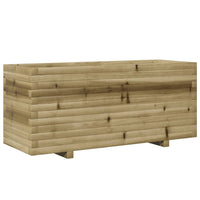 vidaXL Fioriera da Giardino 110x40x49,5 cm in Legno di Pino Impregnato