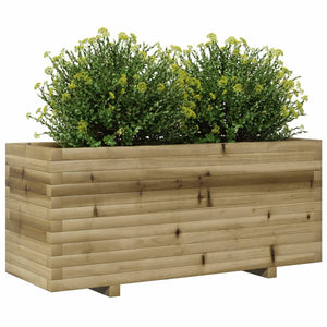 vidaXL Fioriera da Giardino 110x40x49,5 cm in Legno di Pino Impregnato