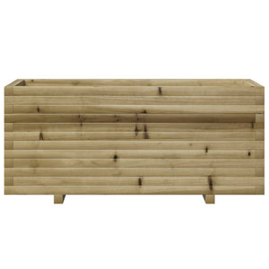 vidaXL Fioriera da Giardino 110x40x49,5 cm in Legno di Pino Impregnato