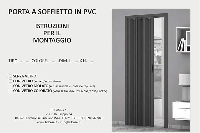 PORTA A SOFFIETTO