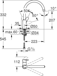 MISCELATORE LAVELLO BAUEDGE Cromo