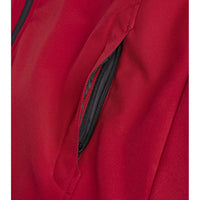 Giacca da lavoro softshell rosso zip lunga 3 tasche con cappello Diadora SOFTSHELL SAIL XL