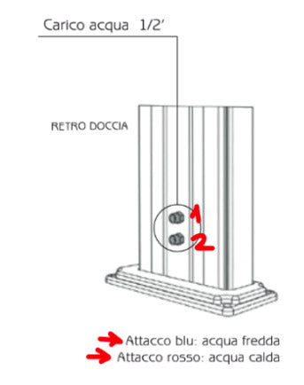 Doccia da Esterno Giardino Miscelatore e Lavapiedi Arkema Spring S Fascia Inox Grigio Antracite