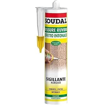 SILICONE ACRILICO EFFETTO INTONACO SOUDAL