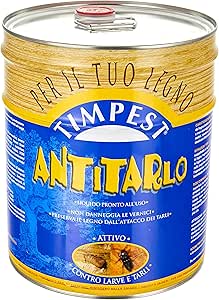 Timpest ANTITARLO LT. 10-Base solvente Attivo Contro tarli