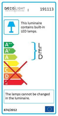 Applique Led 8W 990lm 4500K Bianco E-Energy Otto