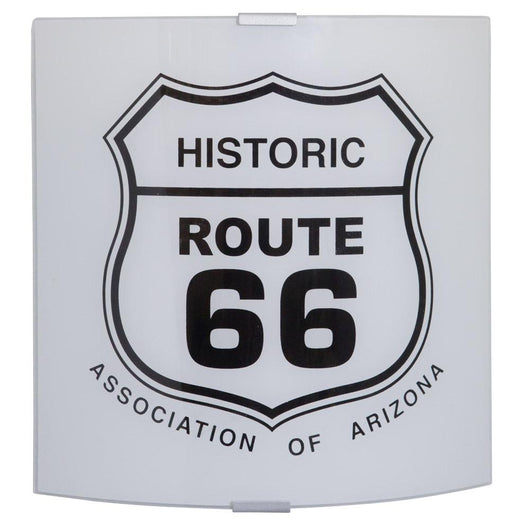 Applique 1xE27 Montatura Argento Vetro Lastra Route66 E-Energy Route66