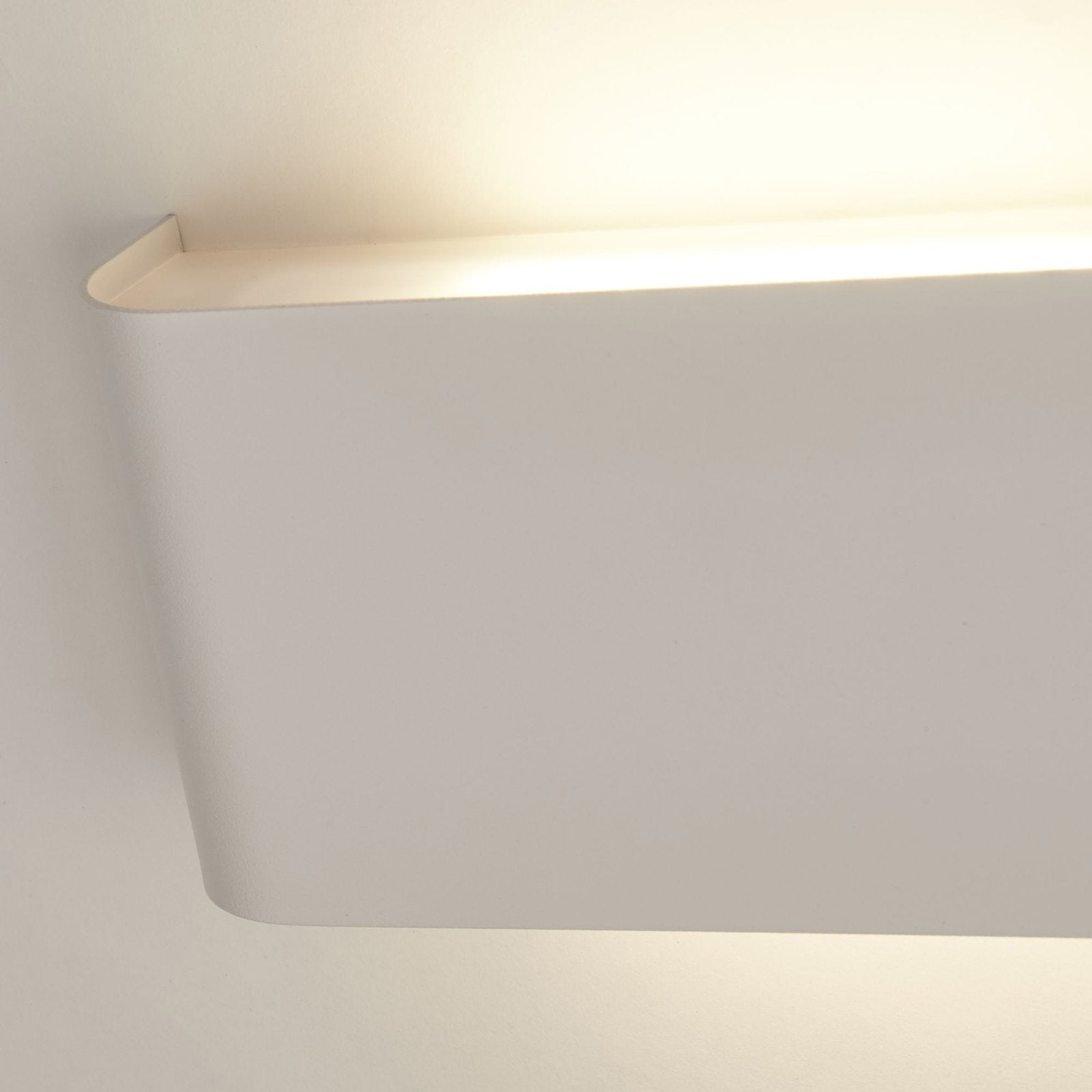 Applique Moderna Scatola Fiammiferi Alluminio Bianco Policarbonato Led 10W 3000K