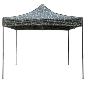 Gazebo da Giardino Pieghevole 3x3m in Acciao e Tessuto Oxford Mimetico