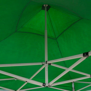 Gazebo da Giardino Pieghevole 3x3m in Acciao e Tessuto Oxford Verde