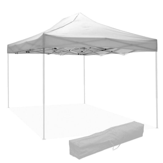 Telo Tetto di Ricambio per Gazebo Pieghevole 2x3m in Tessuto Oxford 600D Bianco